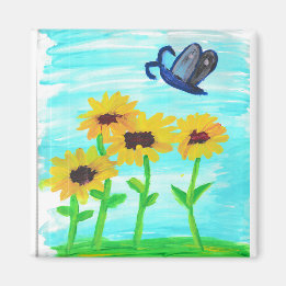 Pretty Little Sunflowers Magnet