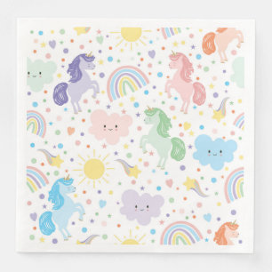 Pretty Little Unicorns Paper Napkins