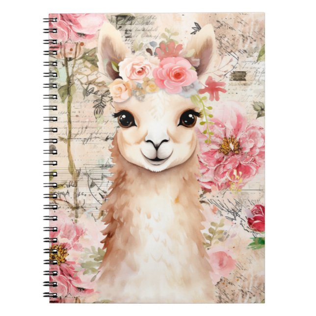 Pretty Llama Notebook (Front)
