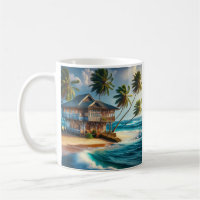 Pretty Log Cabin Beach House