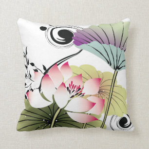 pretty lotus pillow