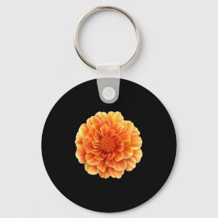 Pretty Marigold Flower Season Keychain