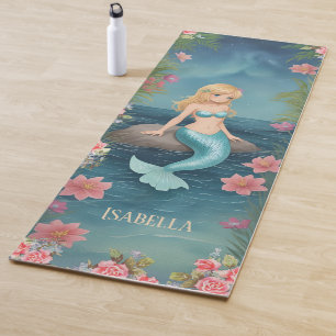 Pretty Mermaid Kids Yoga Mat
