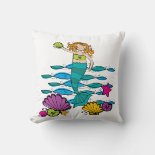 Pretty Mermaid Pillow