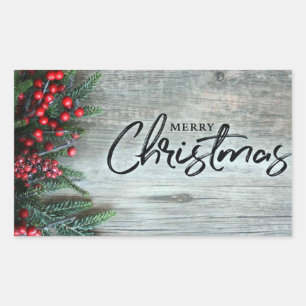 **PRETTY MERRY CHRISTMAS** CHRISTMAS STICKER