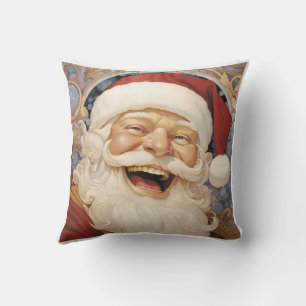 🎅🎄 Pretty Merry Christmas Santa Claus Pillow🎄🎅 Throw Pillow