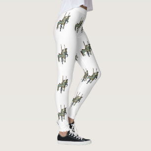 Pretty Merry Go Round Carousel Horses Women's Leggings