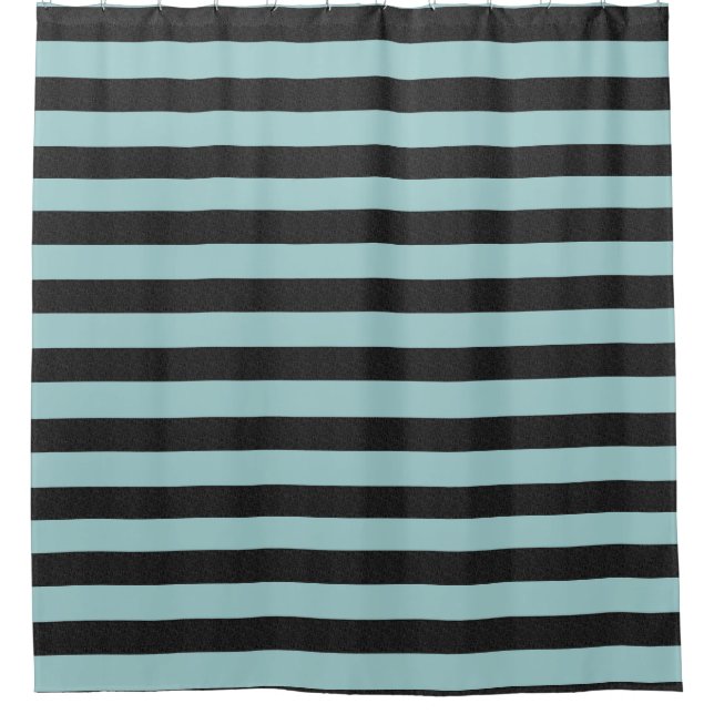 Pretty Mint and Black Stripes (Front)