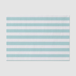 Pretty Mint and White Stripes Tissue Paper