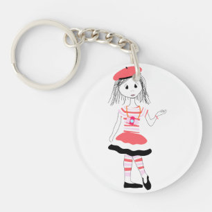 Pretty Miss Fashionista Keychain