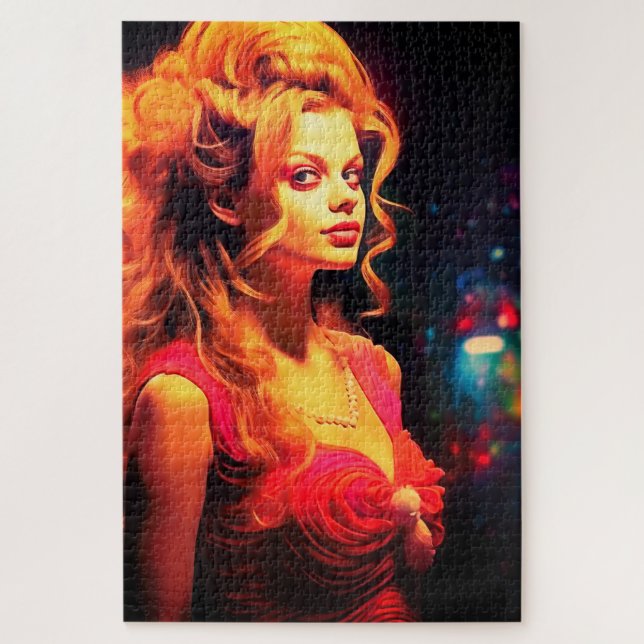 Pretty Model Jigsaw Puzzle (Vertical)