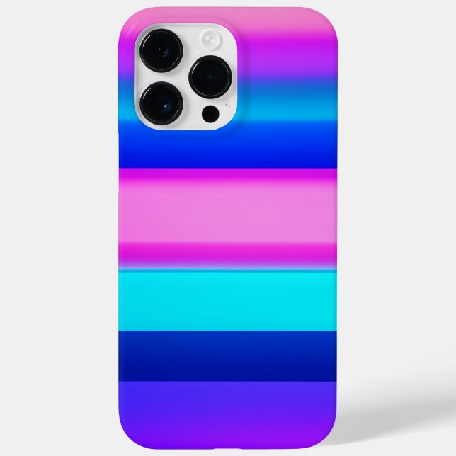 Pretty Modern Faux Iridescent / iPhone Case (Back)