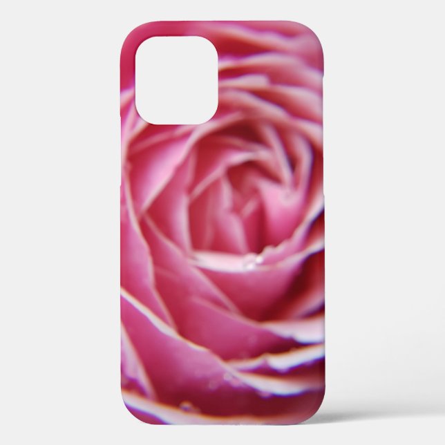 Pretty Modern pink rose close up Case-Mate iPhone Case (Back)