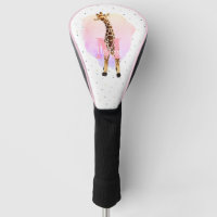 Pretty Monogram Girls Name Pink Cute Giraffe