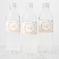 Pretty Moon Pink Gold Twinkle Star Baby Girl Favou