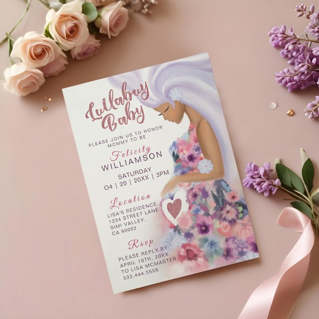 Pretty Mother To Be Floral Baby Shower Invitation (Creator Uploaded)