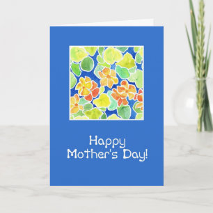 Pretty Mother's Day Card, Summer Flowers Card
