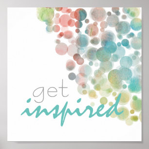 pretty  motivational quote poster get inspired