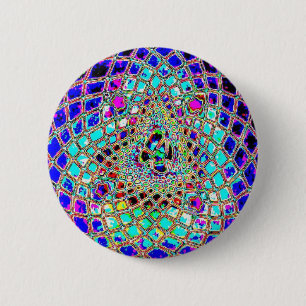 Pretty Mushroom 2 Inch Round Button