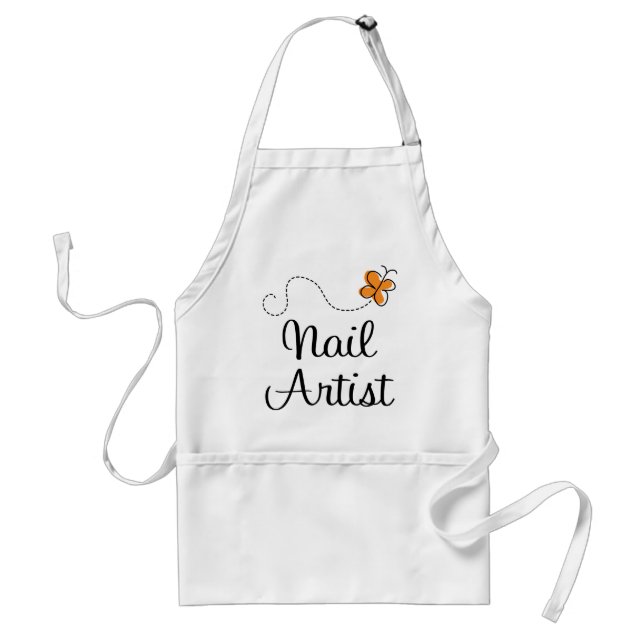 Pretty Nail Artist Gift Standard Apron (Front)