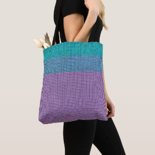 Pretty Needle Point Effect>  Patterned Tote Bag