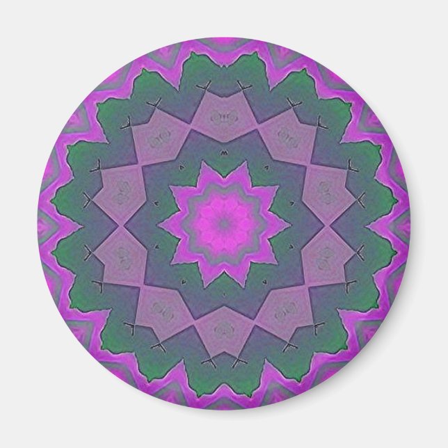 Pretty neon star magnet (Front)