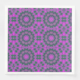 Pretty neon star napkin