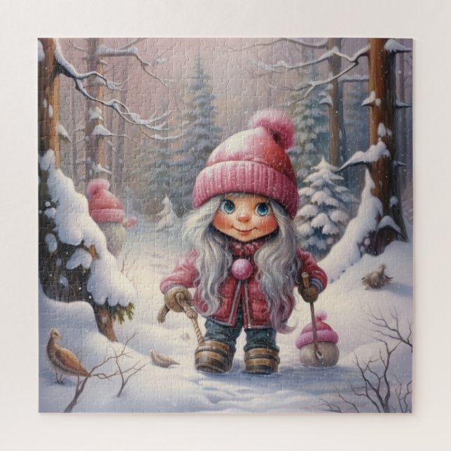 Pretty Noel Puzzle 8 (Vertical)