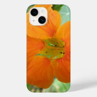 Pretty Orange Nasturtium Flower Case-Mate iPhone 14 Case