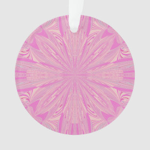 Pretty Orchid Purple Beautiful Abstract Flower Ornament