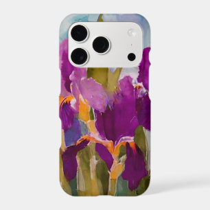 Pretty painted irises for feminine touch