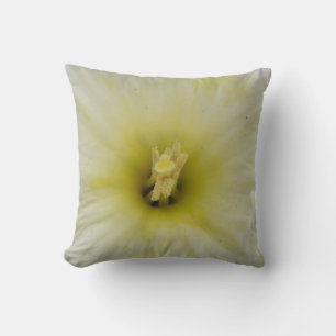 Pretty Pale Daffodil Pillow