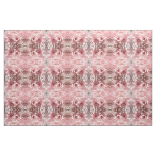 Pretty Pale Pink Poppy Floral Patterned Fabric