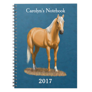 Pretty Palomino Thoroughbred Quarter Horse Notebook