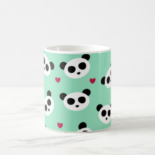 Pretty Panda Pattern Coffee Mug