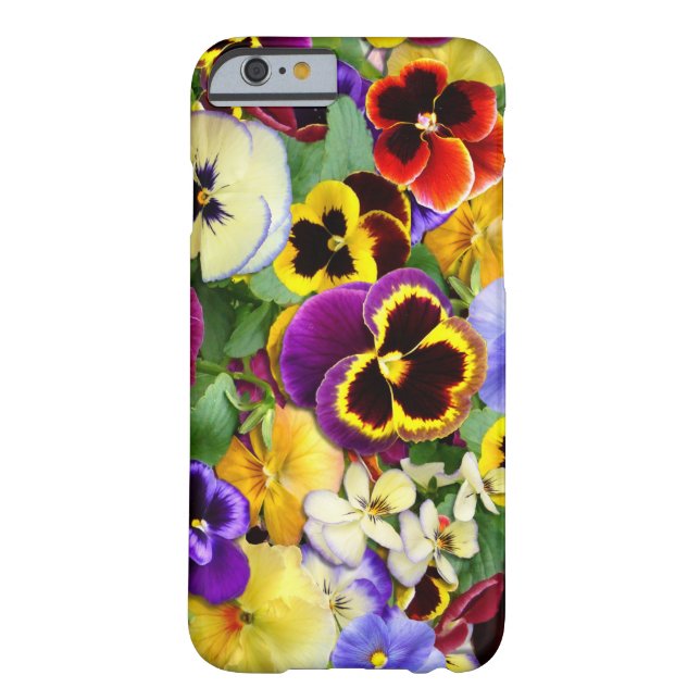 Pretty Pansies Case-Mate iPhone Case (Back)