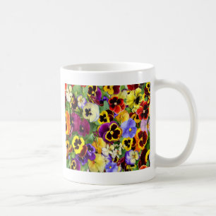 Pretty Pansies Coffee Mug