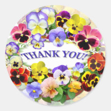 Pretty Pansies Thank You