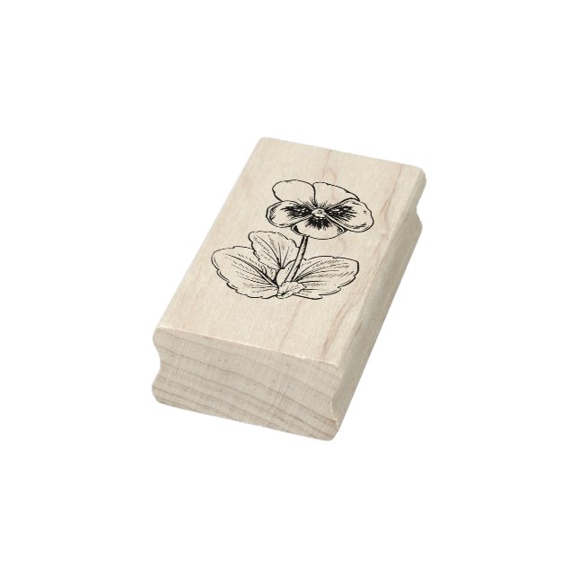 Pretty Pansy Art Stamp (Stamp)