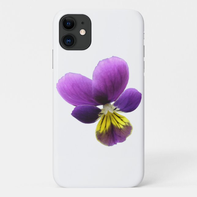 Pretty Pansy iPhone 3 Case (Back)