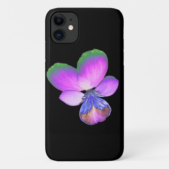 Pretty Pansy iPhone 3 Case (Back)