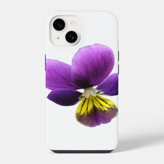 Pretty Pansy iPhone Case (Back)