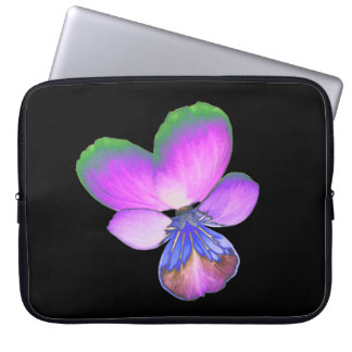 Pretty Pansy Laptop Bag