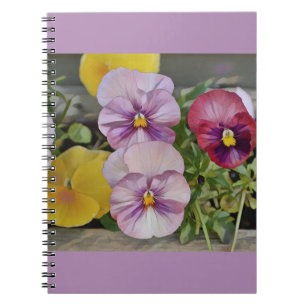 Pretty Pansy Notebook