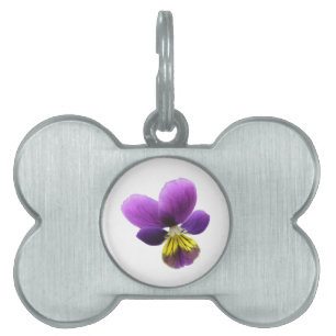 Pretty Pansy Pet Tag