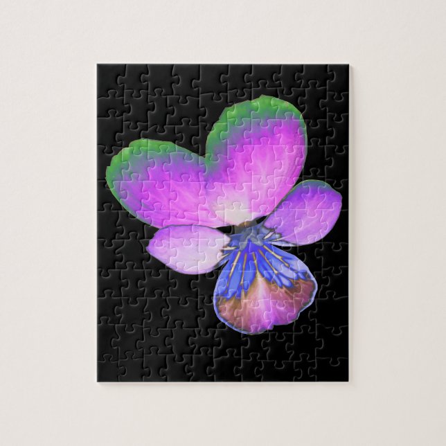 Pretty Pansy Puzzle (Vertical)