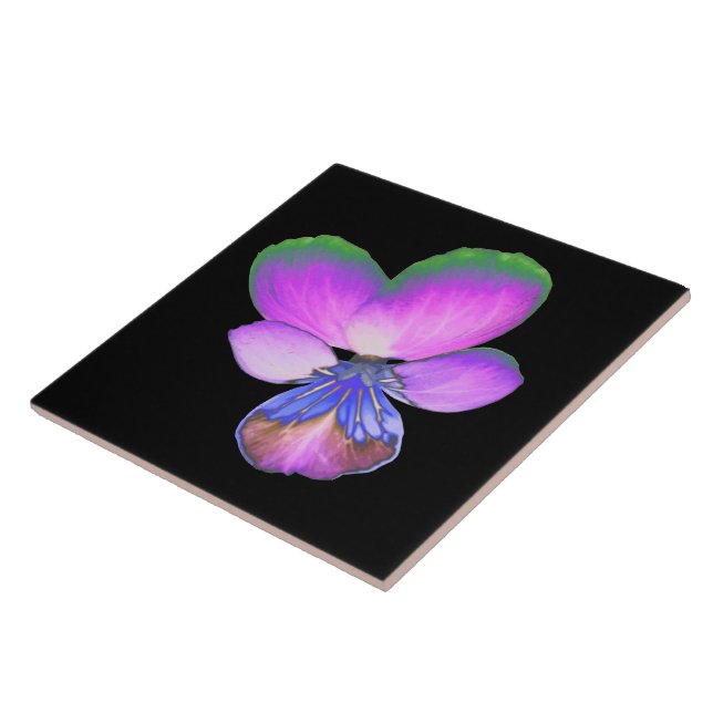 Pretty Pansy Tile (Side)