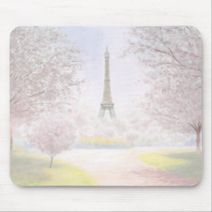 Pretty Paris In Pastels Mouse Pad