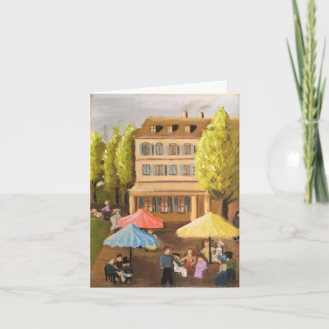 pretty parisienne note card (Front)