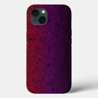 Pretty Parquet Weave High Res iPhone 13 Case